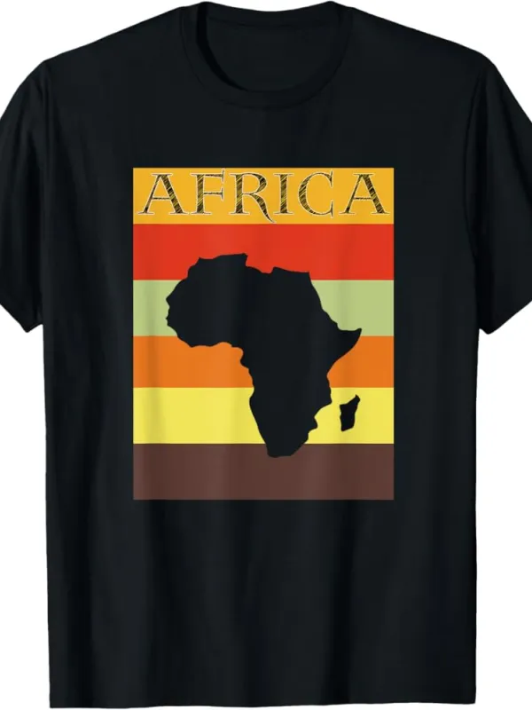 Product Africa Map Graphic Tee Image